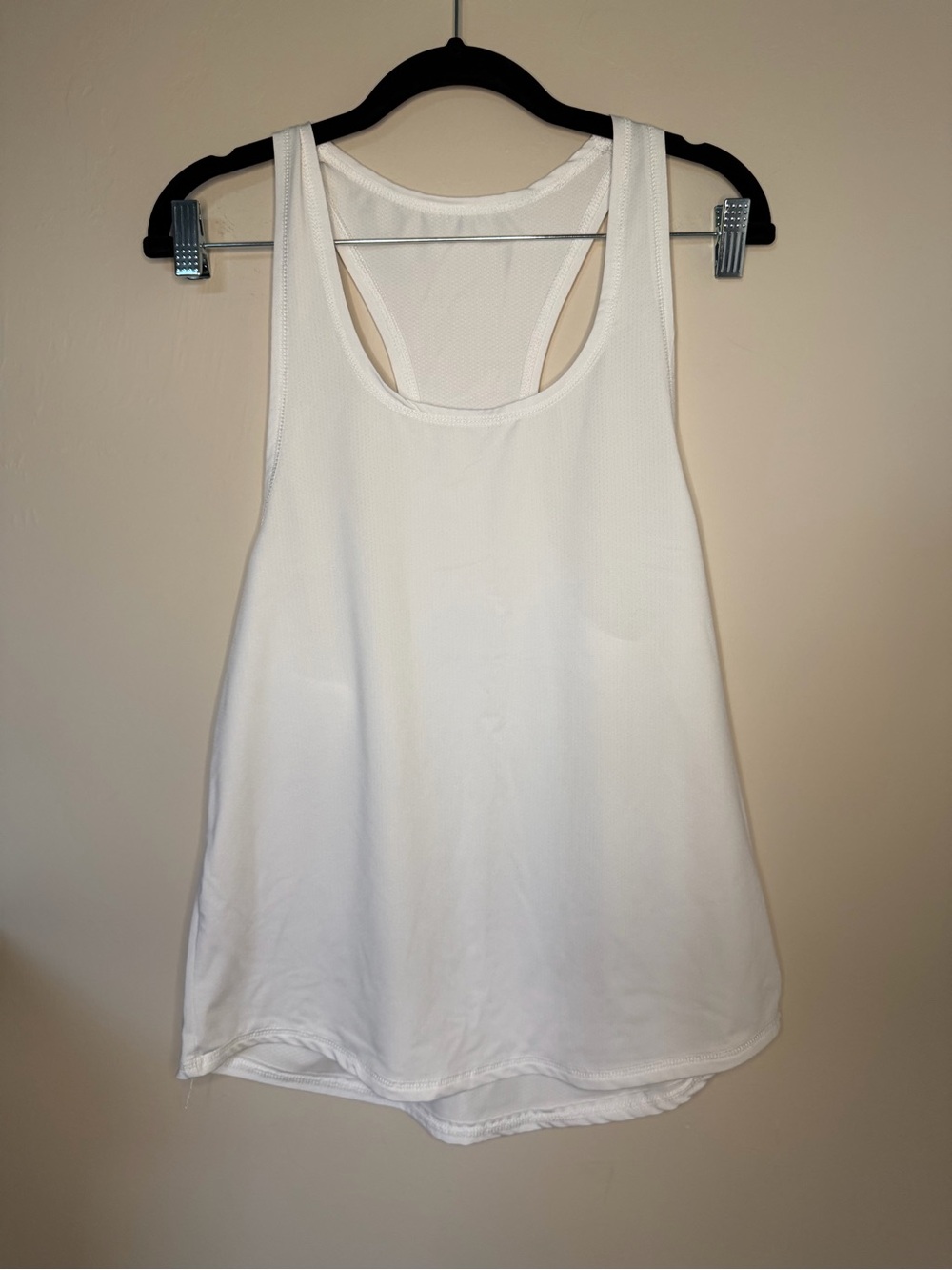 Women’s White Racerback Tank Top